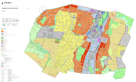Zonenplan der Gemeinde Binningen (inkl. altrechtlichen Zonen, September 2014)
