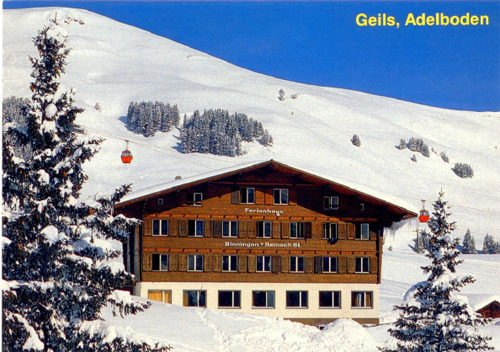Ferienhaus Adelboden/Geils im Winter